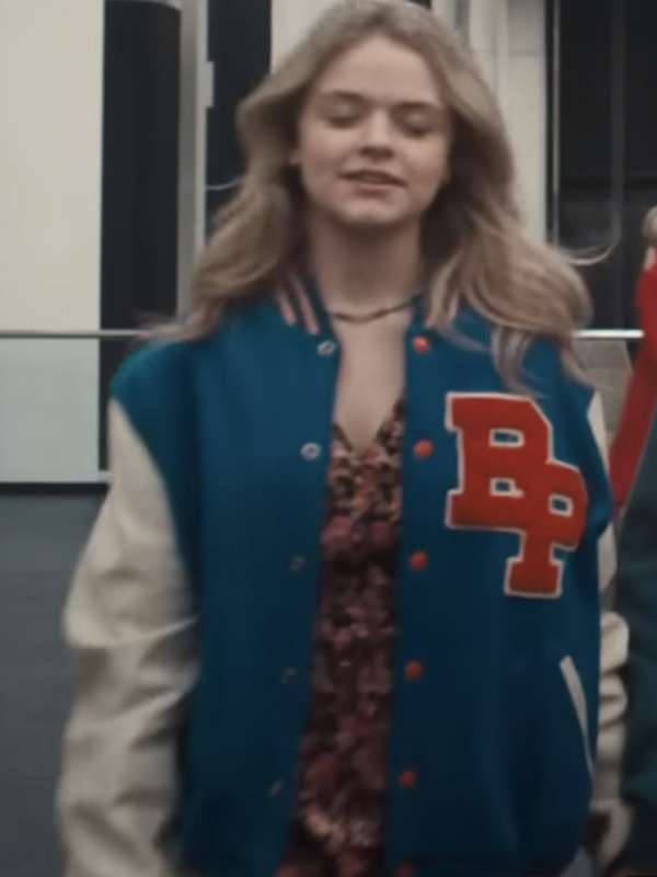 Kylie Rogers Landscape with Invisible Hand Varsity Jacket