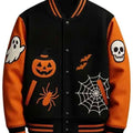 Halloween Pumpkin Varsity Jacket