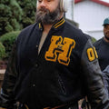 Jason Kelce High School Black Varsity Jacket
