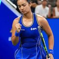 Alexandra Eala 2026 US Open Blue Dress