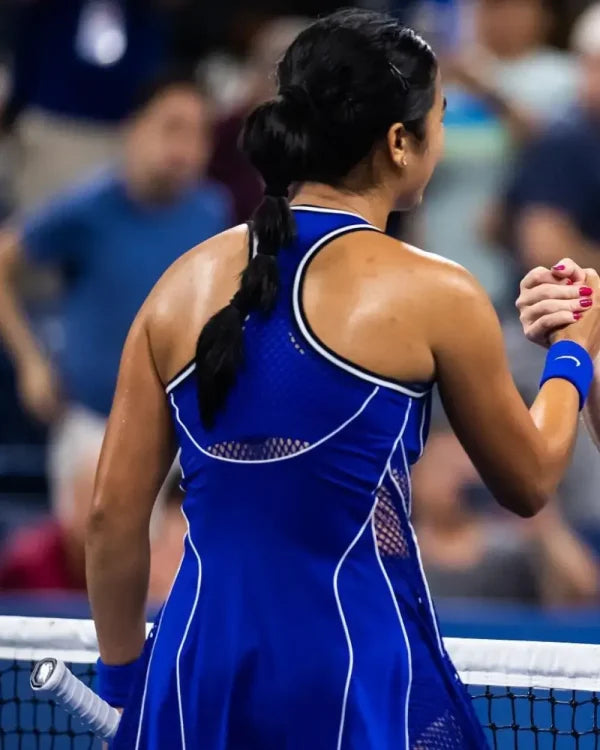 Alexandra Eala 2026 US Open Blue Dress