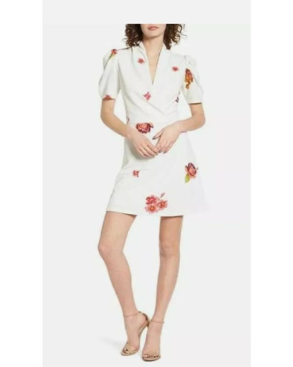 Sharp Objects S01 Madison Davenport Wrap Floral Mini Dress