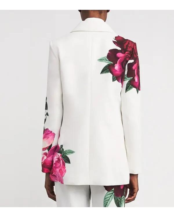 Real Housewives of Potomac S11 Ashley Darby Floral Blazer